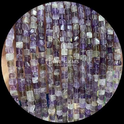 Forma quadrata cubo perla di gemma naturale rosso turchese nera agata fili di perle sciolte per gioielli fai da te