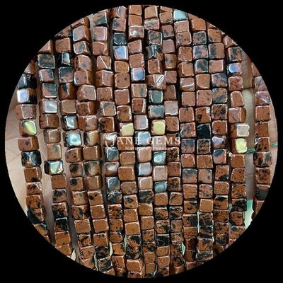 Perle di agata indiana a punto blu per la guarigione dei cristalli e per la realizzazione di gioielli fai-da-te di diverse dimensioni