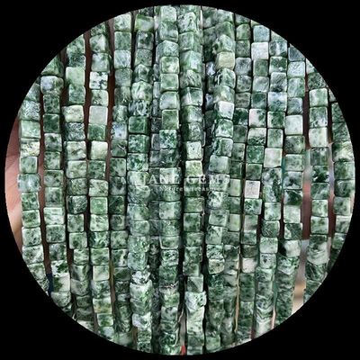 Perle di agata indiana a punto blu per la guarigione dei cristalli e per la realizzazione di gioielli fai-da-te di diverse dimensioni