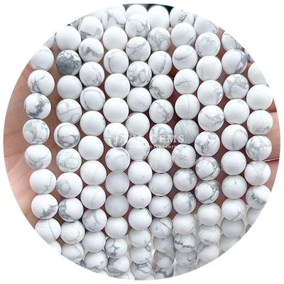 Perline di forma rotonda lucidate Decorazione fai da te Prodotti semilavorati Perline di pietra lucidate