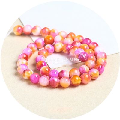 Rainbow Persian Jade Loose Beads Round Shape Beads Diy Gioielli Accessoiri Da Regalare