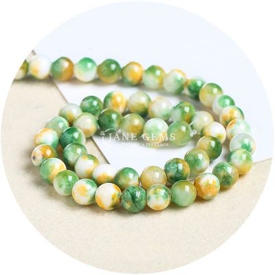Rainbow Persian Jade Loose Beads Round Shape Beads Diy Gioielli Accessoiri Da Regalare