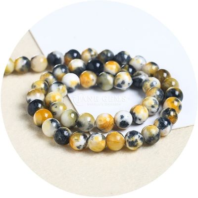 Perline di pietra di giada persiana Corde Perline sciolte in corda Buono per creare gioielli Bracciale fai da te