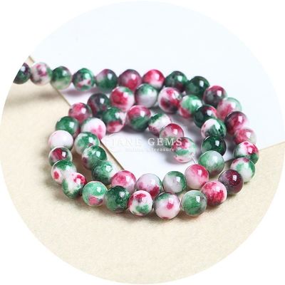 Perline di pietra di giada persiana Corde Perline sciolte in corda Buono per creare gioielli Bracciale fai da te