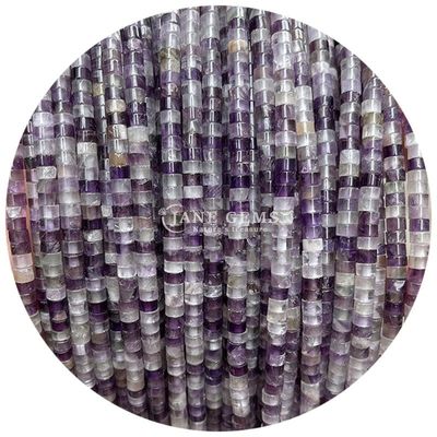 Perle di pietra gemma naturale a strato sciolto Occhio di tigre Perle di pietra cristallina chiara Per gioielli