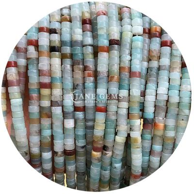 Perle di pietra gemma naturale a strato sciolto Occhio di tigre Perle di pietra cristallina chiara Per gioielli