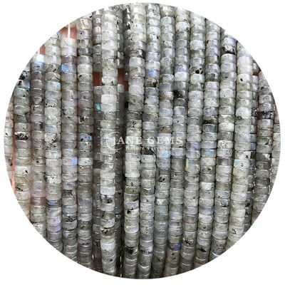 Perline di cristallo naturale di forma angolare retta perline sciolte di labradorite per la realizzazione di gioielli