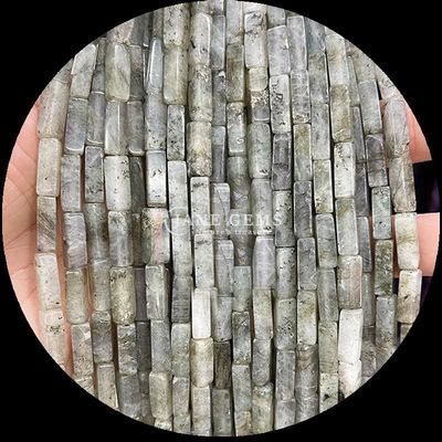 Forma quadrata rettangolare Stringhe di perline di gemma giallo naturale giada rosa avventurino