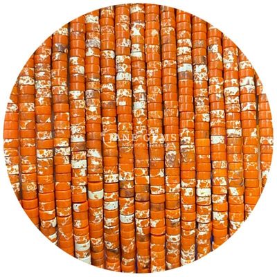 Perline a sfera lucidate Blu Sodalite Arancio Pietra imperiale Per gioielleria o artigianato