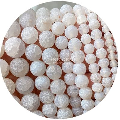 Diverse agate temperate con perline sciolte pietra di cristallo per la realizzazione di braccialetti di cristallo fatti a mano