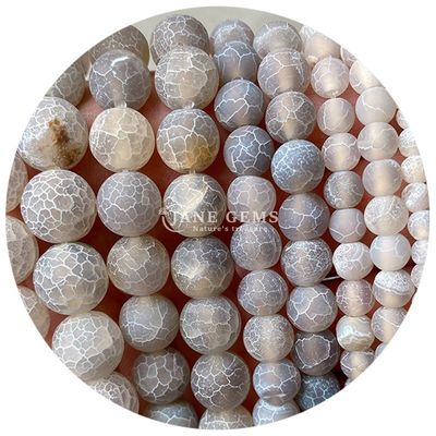 Diverse agate temperate con perline sciolte pietra di cristallo per la realizzazione di braccialetti di cristallo fatti a mano