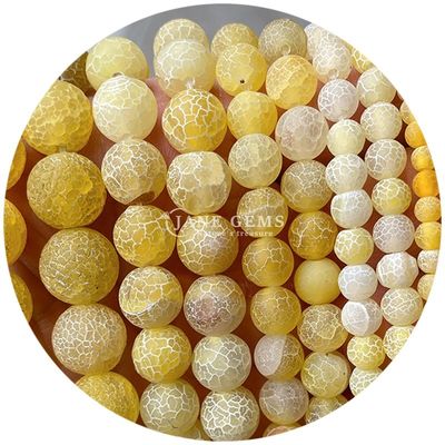 Diverse agate temperate con perline sciolte pietra di cristallo per la realizzazione di braccialetti di cristallo fatti a mano