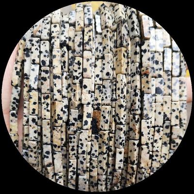 Perle di gemme naturali di forma rettangolare Limone Giada Howlite Stringhi sciolti per fai da te