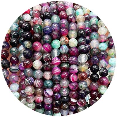 Colorevoli cristalli rotondi e sciolti, perle di gemme curative per regali e decorazioni di festa