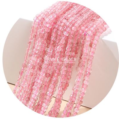 Gems Bead Fragola Quarzo Apatite Cristallo Perle Libere Per Artigiani Di Casa Fabbricazione di Gioielli