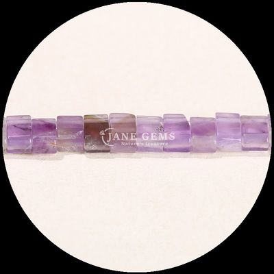 Cubo perle di gemme in vari colori di cristallo Agata rossa quarzo rosa per gioielli fai da te