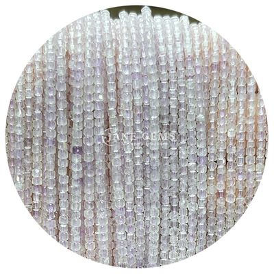 Perle di gemme personalizzate Pietra lunare bianca Prehnite viola Giada perle sciolte