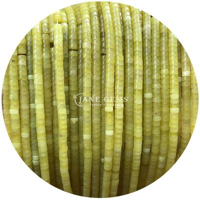 Perline a giada di limone riducono l'ansia perle per artigianato gioielleria fabbrica essenziali