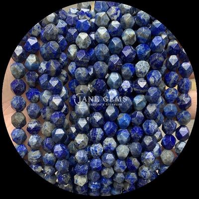 Perline di pietre preziose naturali di elegante facce Fluorite Lapis Lazuli Fitti sciolti per la fabbricazione di gioielli