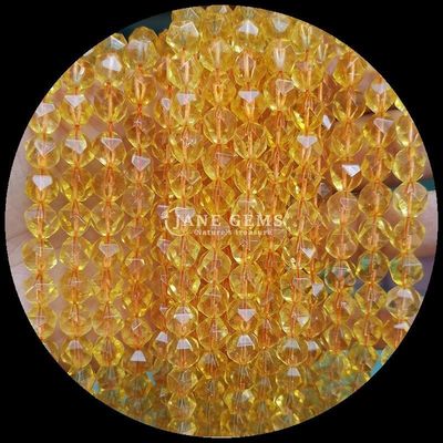 Perle di pietre preziose naturali a facce in vivace multicolore anguria quarzo acquamarino perle a fili sciolti per gioielli fai da te