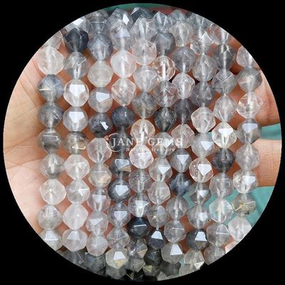 Perle di pietre preziose naturali a facce in vivace multicolore anguria quarzo acquamarino perle a fili sciolti per gioielli fai da te
