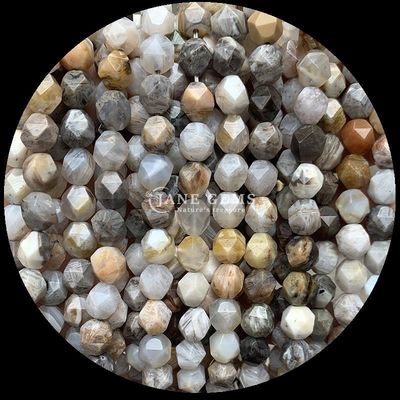 Perle di gemma Diamanti Colori assorbiti Abbaglianti Gioielli fai da te 6mm 8mm 10mm Turmalina Occhio di tigre blu Stringhi sciolti