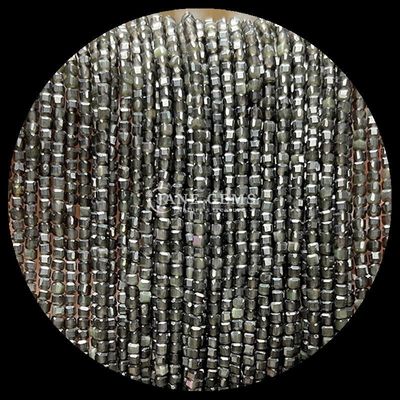 Perle di pietra gemma cubo Rubino Zoisite Occhio di tigre Stringhi sciolti Quadrati Perle per la realizzazione di gioielli fai da te