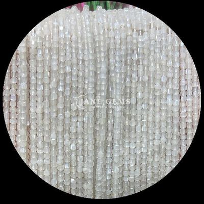 Cubo quadrato personalizzabile perle di pietre preziose oro rutellato quarzo prehnite fili sciolti perle per la produzione di gioielli