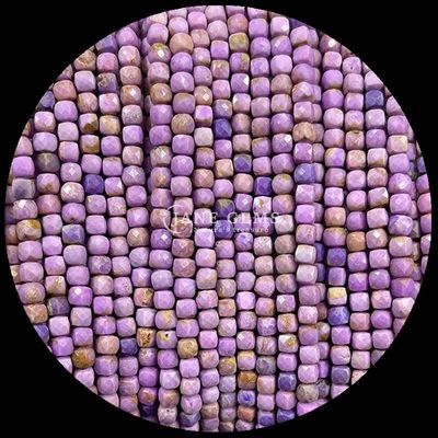 Perline di pietra preziosa naturale a forma di cubo fluorite morganite perline a fili sciolti per la fabbricazione di gioielli