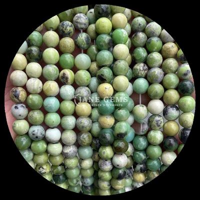 Colorevoli perline di gemme rotonde granato morganite per gioielli fare braccialetti fai da te collane / orecchini