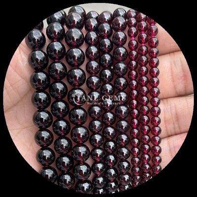 Colorevoli perline di gemme rotonde granato morganite per gioielli fare braccialetti fai da te collane / orecchini