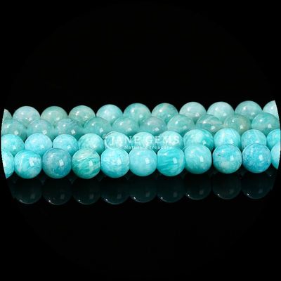 Forme rotonde assortite perline di gemme naturali Labradorite Amazonite Stringhi sciolti per disegni di gioielli fai-da-te