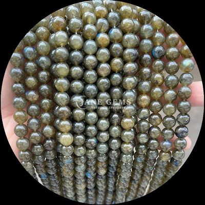 Colore assorbibile perle di gemme naturali rotonde Rubino Zoisite Apatite per la produzione di gioielli