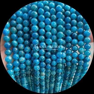 Colore assorbibile perle di gemme naturali rotonde Rubino Zoisite Apatite per la produzione di gioielli