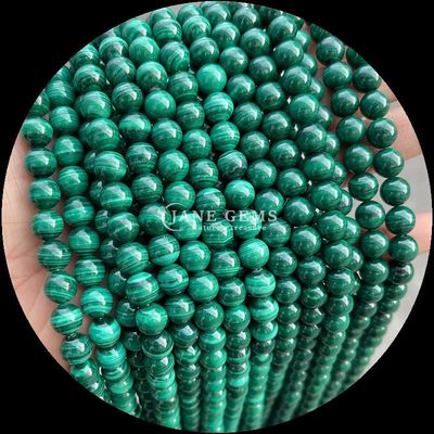 Perle di pietra preziosa rotonda lucidata fai da te Lapis Lazuli Malachite Tourmaline Stringhi sciolti per la fabbricazione di gioielli