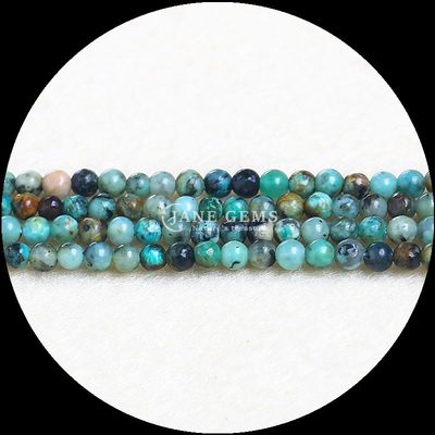 Colori Naturali Multi Rotondo Perle di Gemme Turchese Verde Africano Punto Per Braccialetti Colletti Orecchini Fabbricazione Di Gioielli DIY