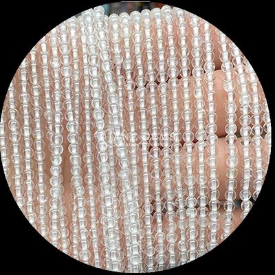 Perle di gemme naturali lucidate Ametista di amazzonia perle a fili sciolti per gioielli fatti a mano
