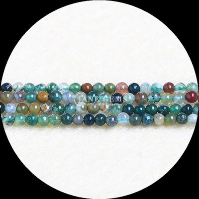 Colorevole rotondo perle di gemme Origine per fai da te Braccialetti Colletti Orecchini Colori assortiti