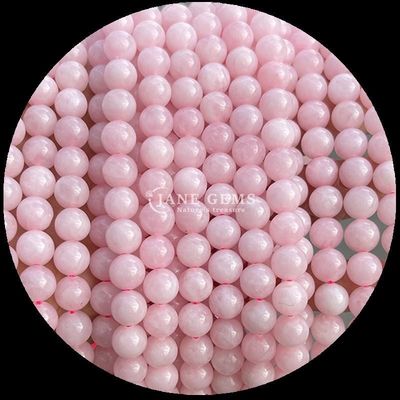 Perline rotonde in diversi colori Quarzo rosa naturale Quarzo dorato rutilato per gioielli fai da te