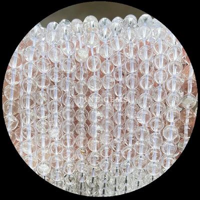 Forma rotonda naturale perle di gemme Quarzo chiaro Citrino Ametista Stringhi sciolti per gioielli fai da te