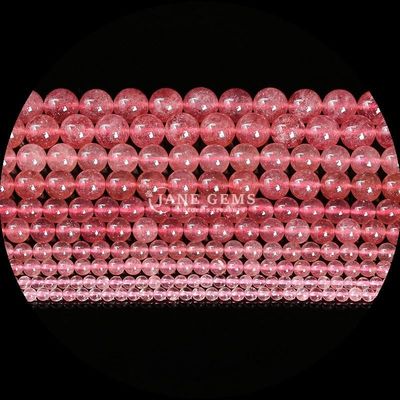 Forma rotonda naturale perle di gemme Quarzo chiaro Citrino Ametista Stringhi sciolti per gioielli fai da te