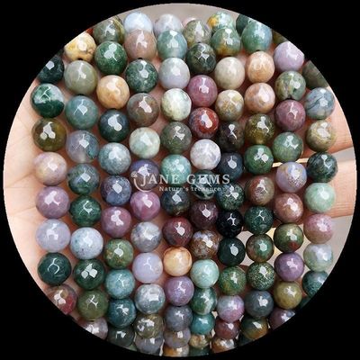 Gioielli fai da te Realizzazione di perline di gemme naturali rotonde da 8 mm in agata di ciliegio e vari fili di agata per orecchini