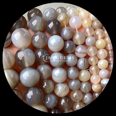 Forma rotonda 8mm perline di gemme naturali varie perline di agata cornelia giallo a strisce agata perline sciolte per gioielli fai da te