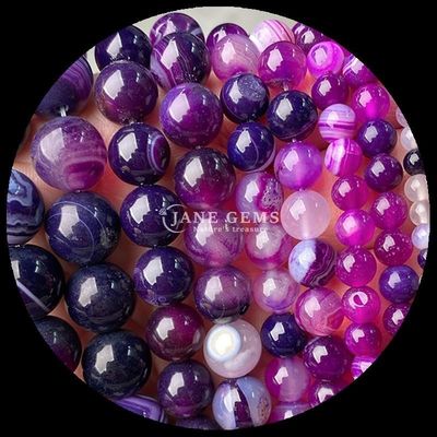 8mm rotondo lucidato perline di pietre preziose naturali fili per gioielli fare braccialetti fai da te collane in multi-colore