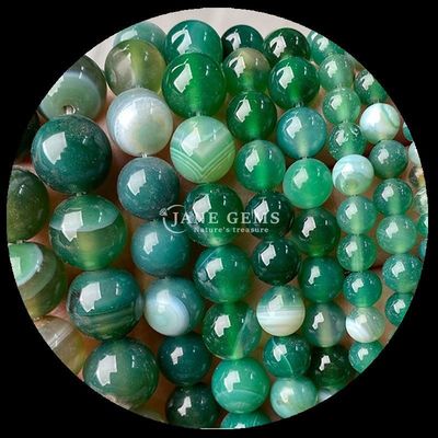 Perla di gemma da 8 mm Perle di agata varie Perle di agata verde Agata corneliana Agata marrone perline sciolte per fai da te
