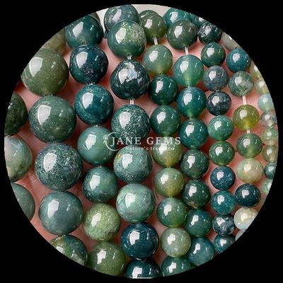 Perla di gemma da 8 mm Perle di agata varie Perle di agata verde Agata corneliana Agata marrone perline sciolte per fai da te