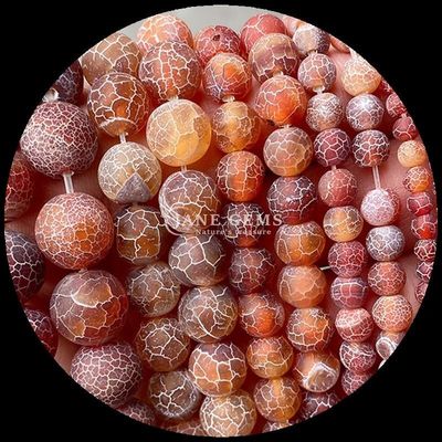 Multicolore agate perline 8mm dimensione perline Gemstone naturale taglio rotondo arcobaleno intemperato agate fili sciolti per regalo fai-da-te