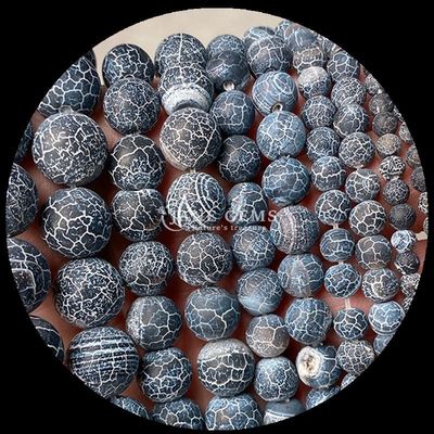 Multicolore agate perline 8mm dimensione perline Gemstone naturale taglio rotondo arcobaleno intemperato agate fili sciolti per regalo fai-da-te