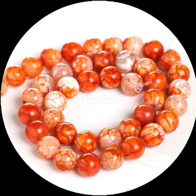 Colori multipietra gemma perle Agate di fuoco fili di perle sciolte per la fabbricazione di gioielli fai da te