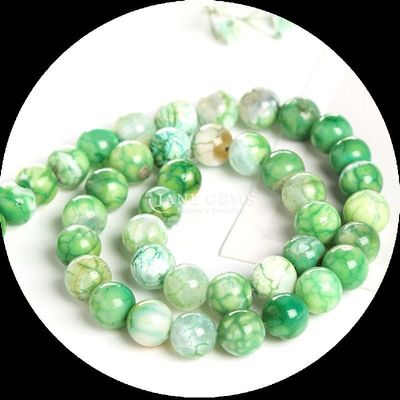 Gemme naturali perle rotonde tagliate fuoco agata fili di perle sciolte per abbigliamento con perle ornamenti realizzati
